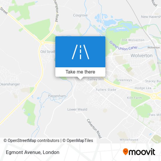 Egmont Avenue map