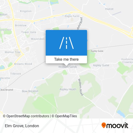 Elm Grove map