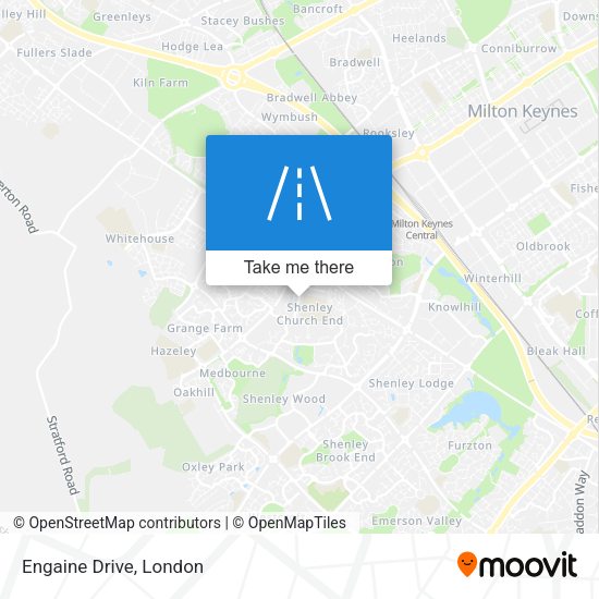 Engaine Drive map