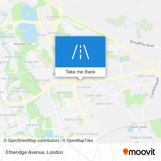 Etheridge Avenue map