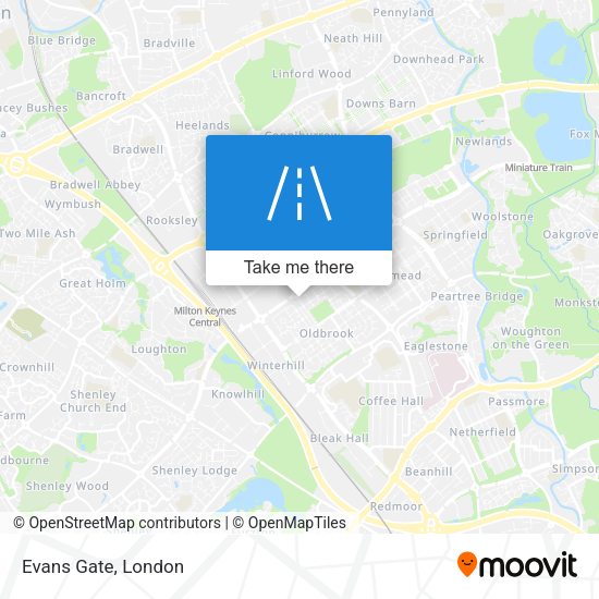 Evans Gate map