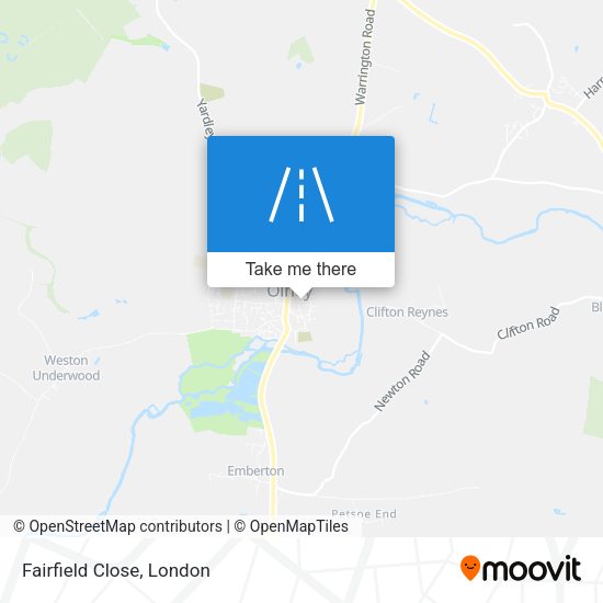 Fairfield Close map