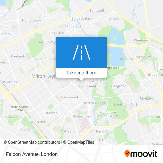 Falcon Avenue map