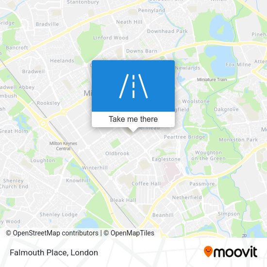Falmouth Place map