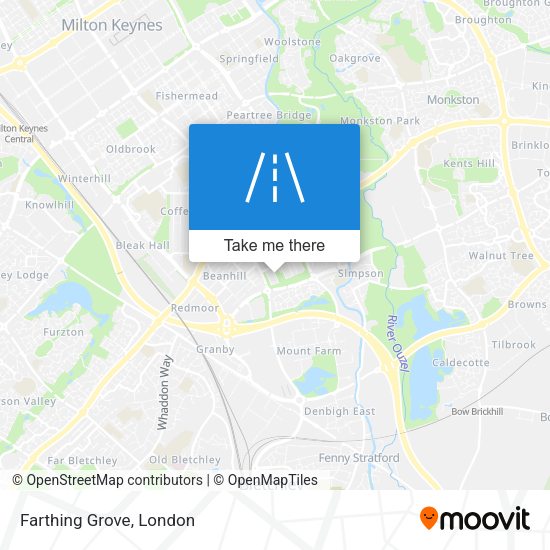 Farthing Grove map