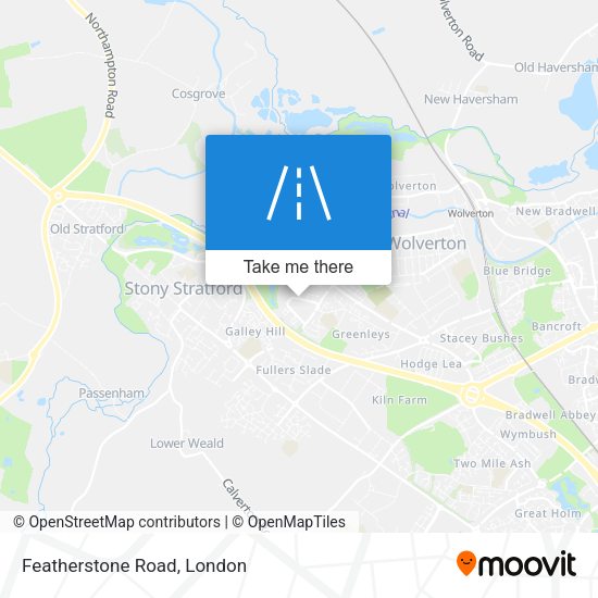 Featherstone Road map