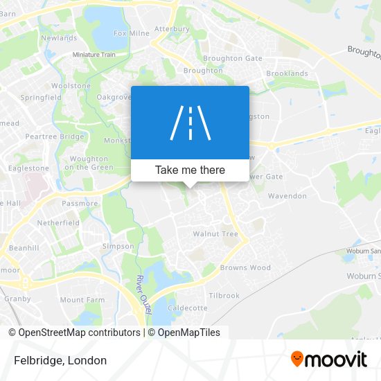 Felbridge map