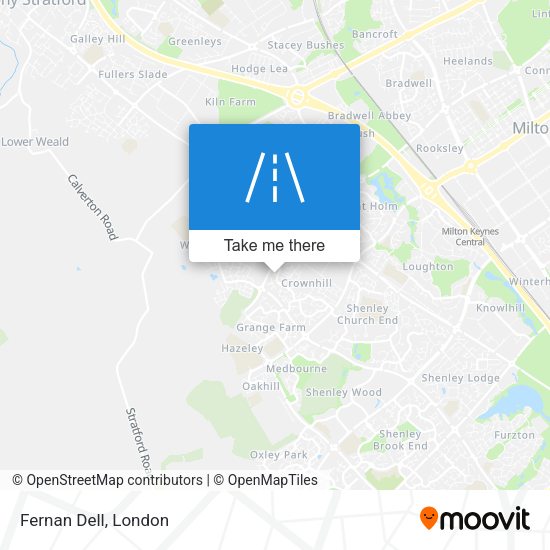 Fernan Dell map