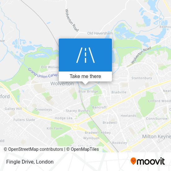 Fingle Drive map