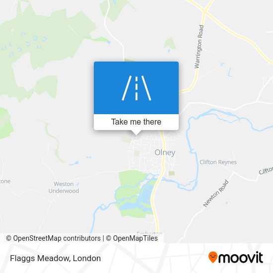 Flaggs Meadow map
