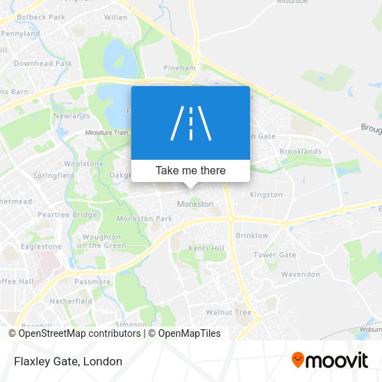 Flaxley Gate map