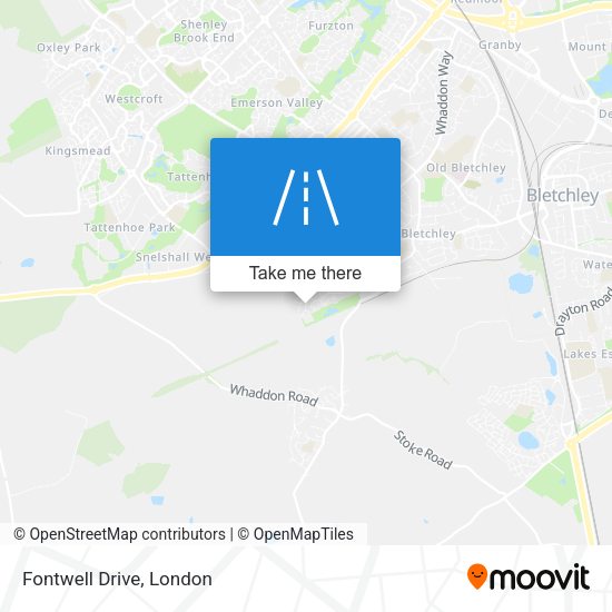 Fontwell Drive map
