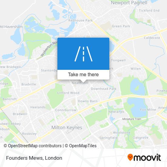 Founders Mews map