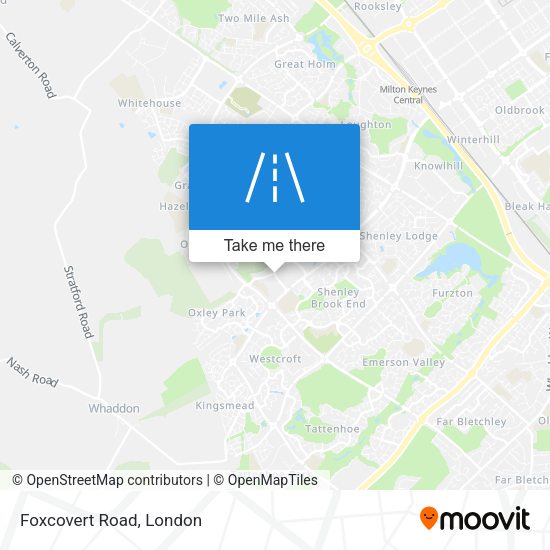 Foxcovert Road map