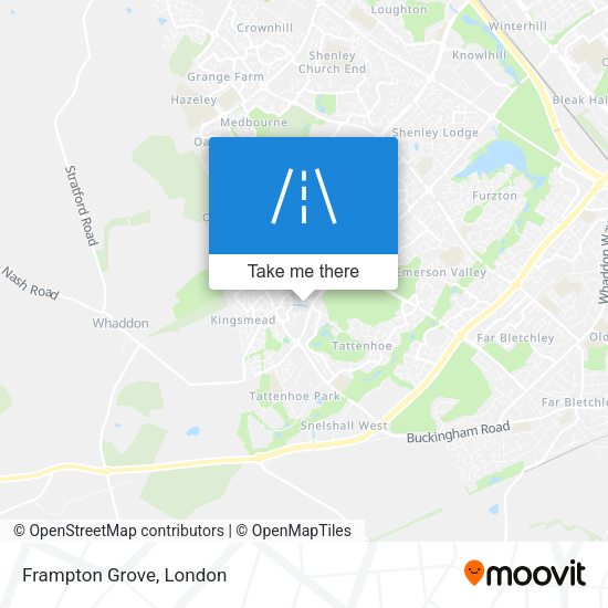 Frampton Grove map