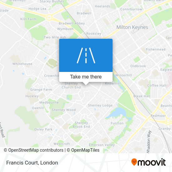 Francis Court map