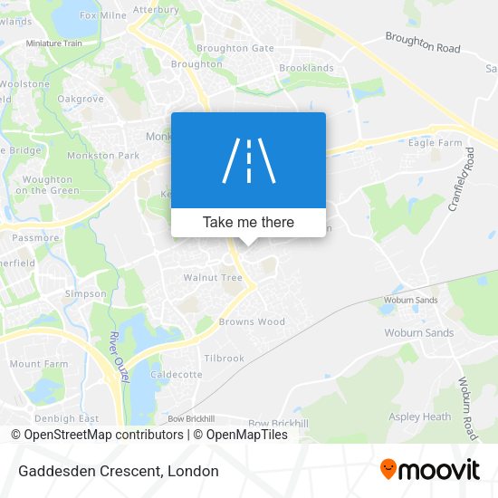Gaddesden Crescent map