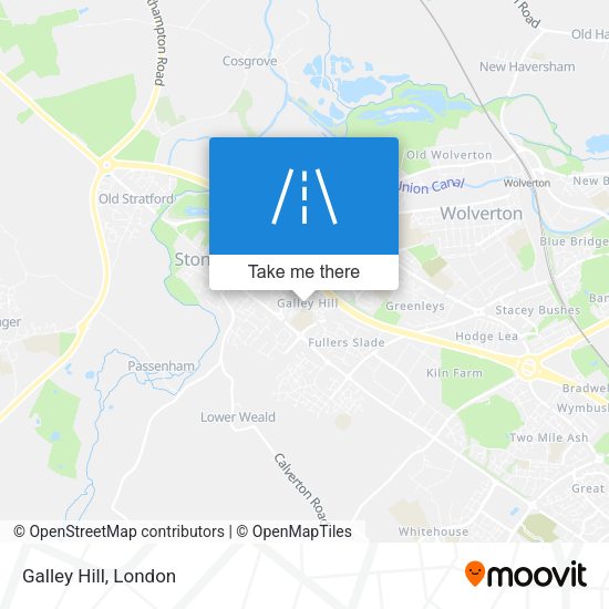 Galley Hill map