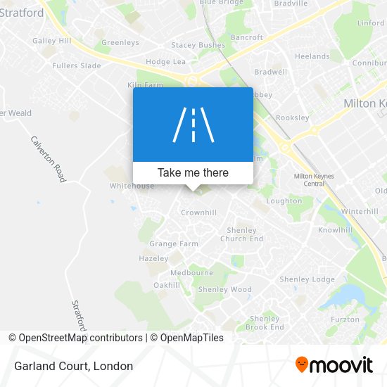Garland Court map