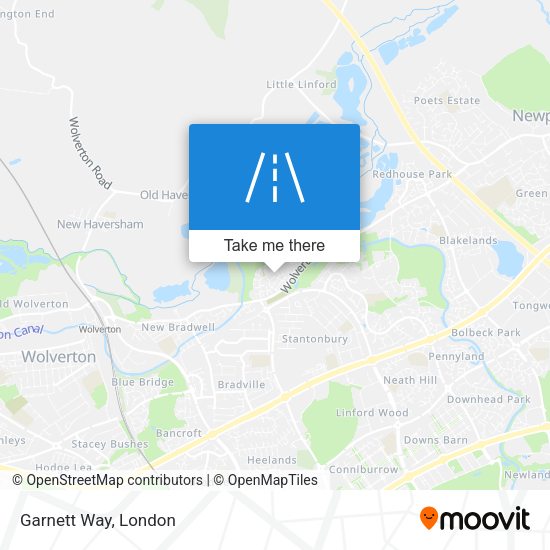 Garnett Way map