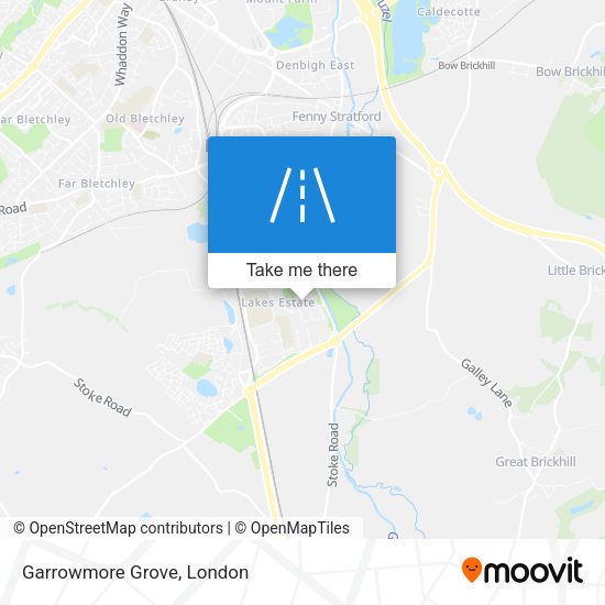 Garrowmore Grove map