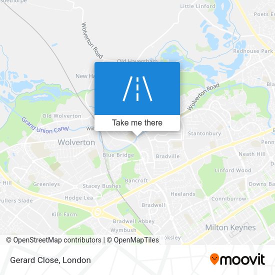 Gerard Close map