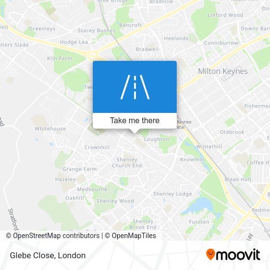 Glebe Close map