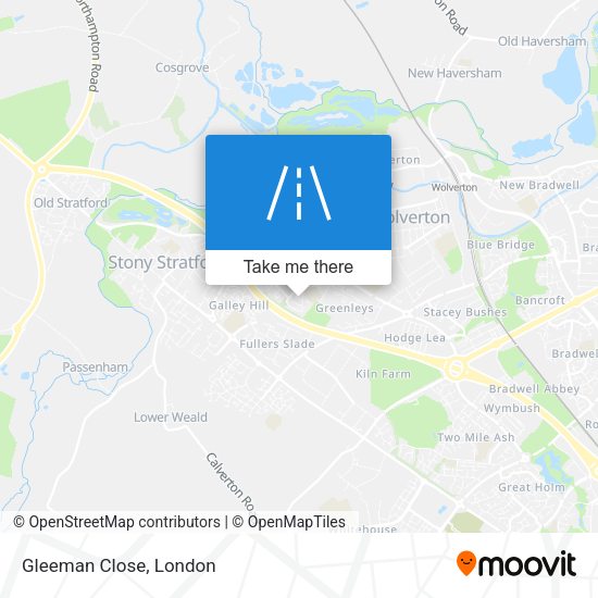 Gleeman Close map