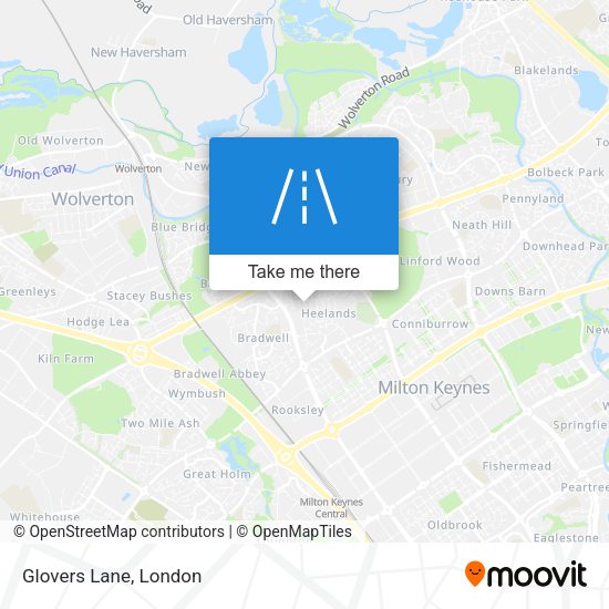 Glovers Lane map
