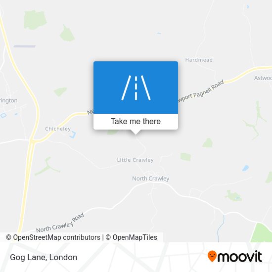 Gog Lane map