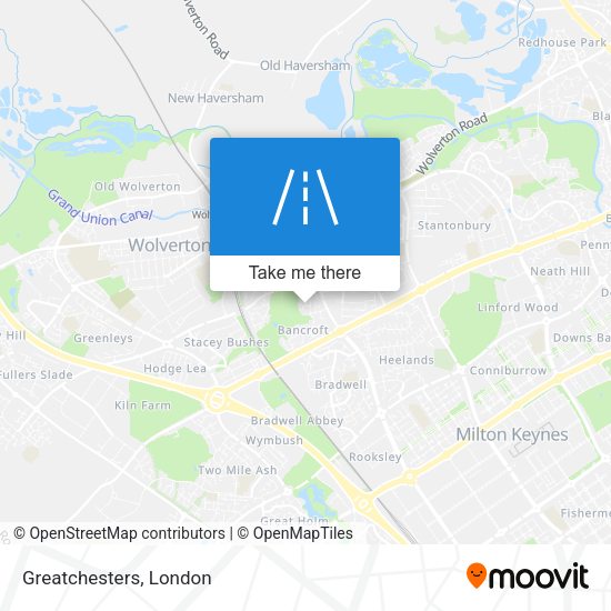 Greatchesters map
