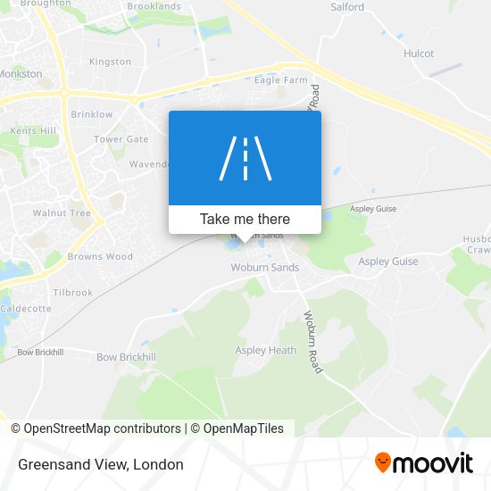 Greensand View map
