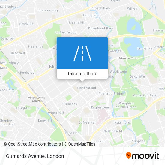 Gurnards Avenue map