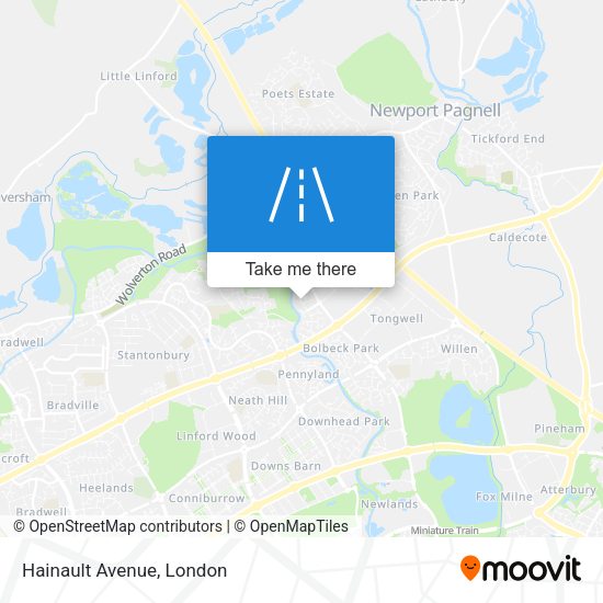 Hainault Avenue map