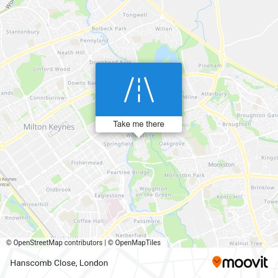Hanscomb Close map