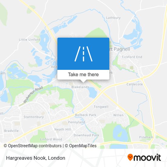 Hargreaves Nook map