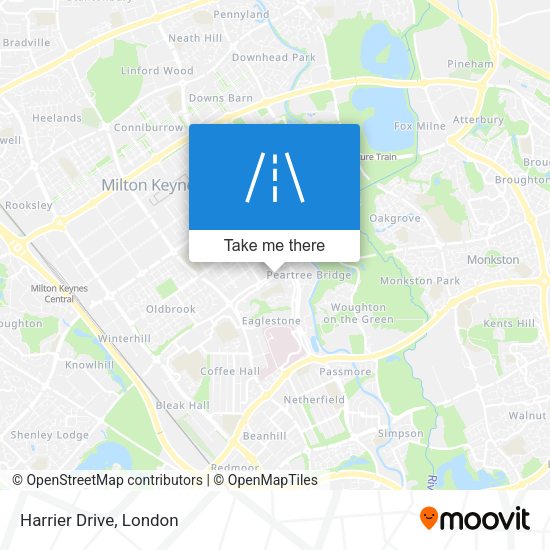 Harrier Drive map