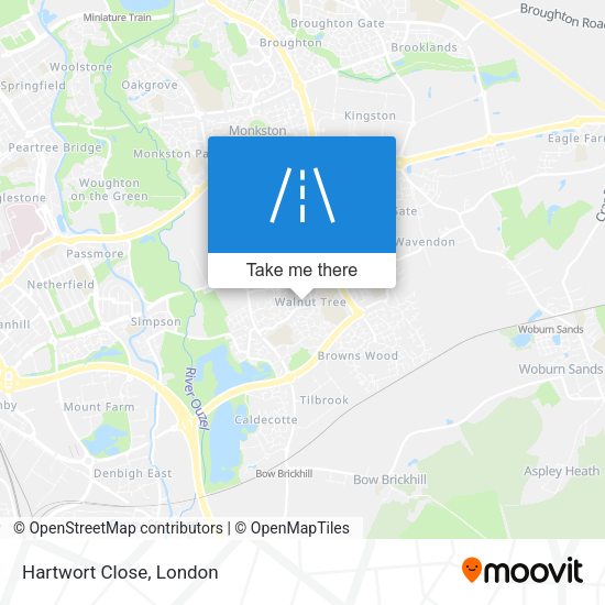 Hartwort Close map