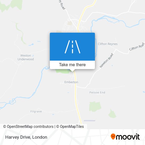 Harvey Drive map