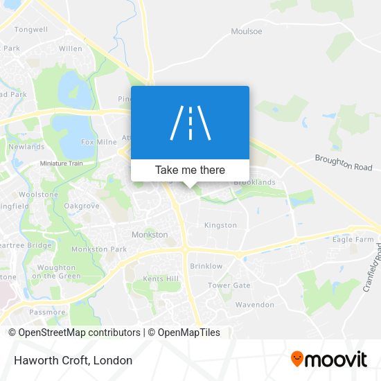 Haworth Croft map