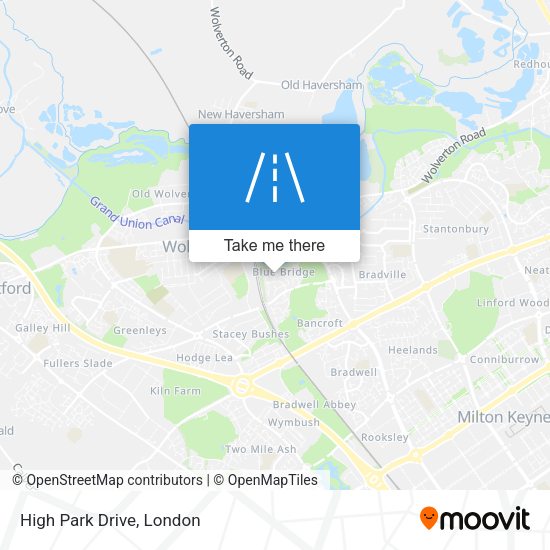 High Park Drive map