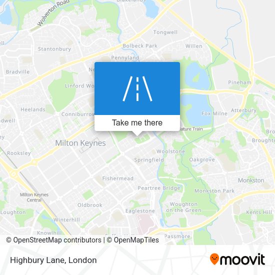 Highbury Lane map