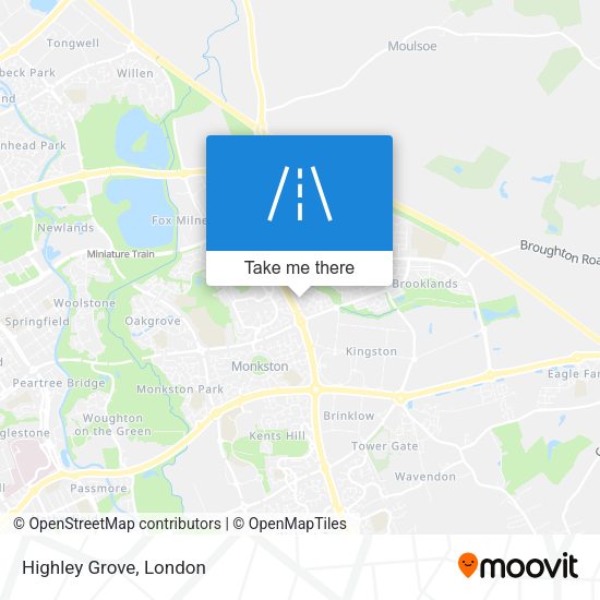 Highley Grove map