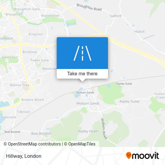 Hillway map