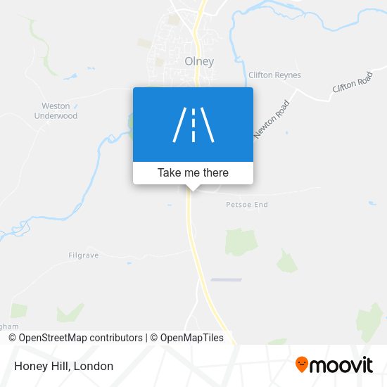 Honey Hill map