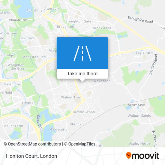 Honiton Court map