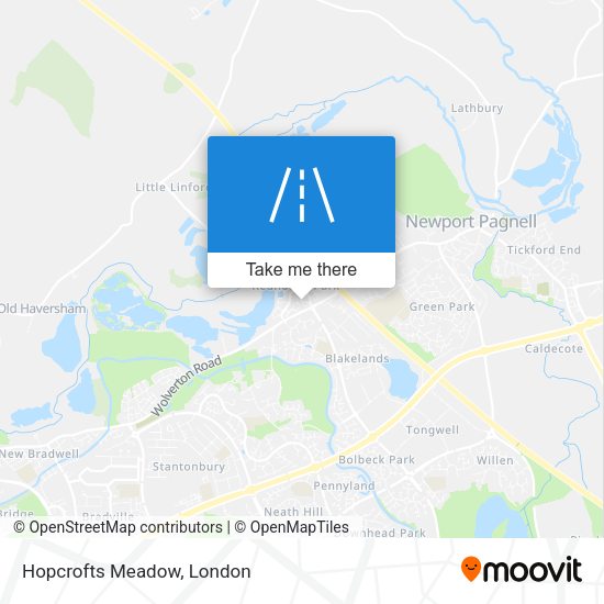 Hopcrofts Meadow map