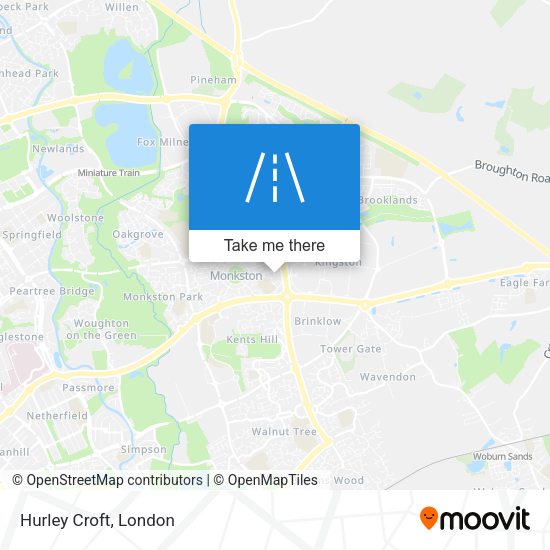 Hurley Croft map
