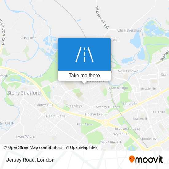 Jersey Road map