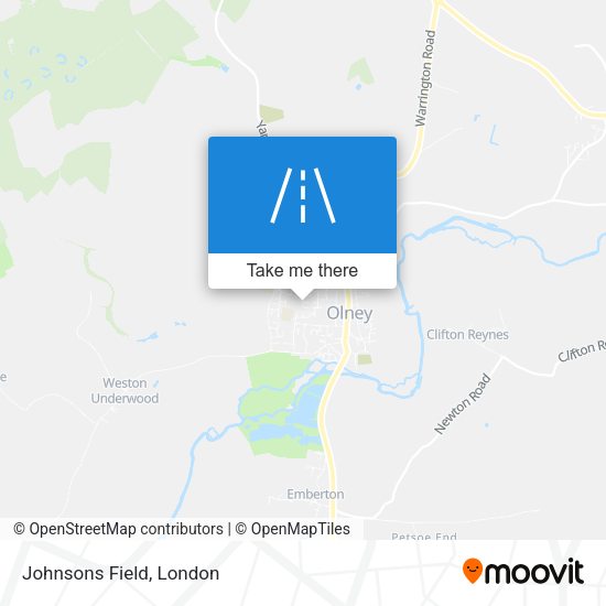 Johnsons Field map